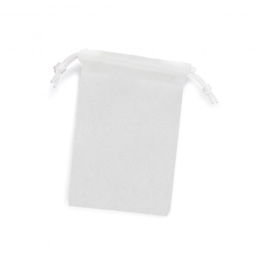 Small Drawstring Gift Bags White